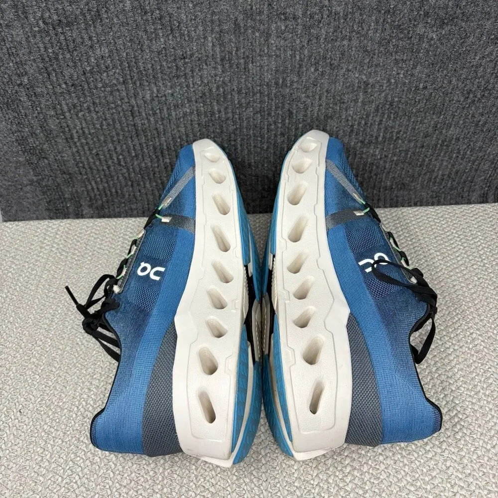 On Cloud Cloudeclipse Niagara Ivory Blue Athletic Running Shoes Mens 12.5 US